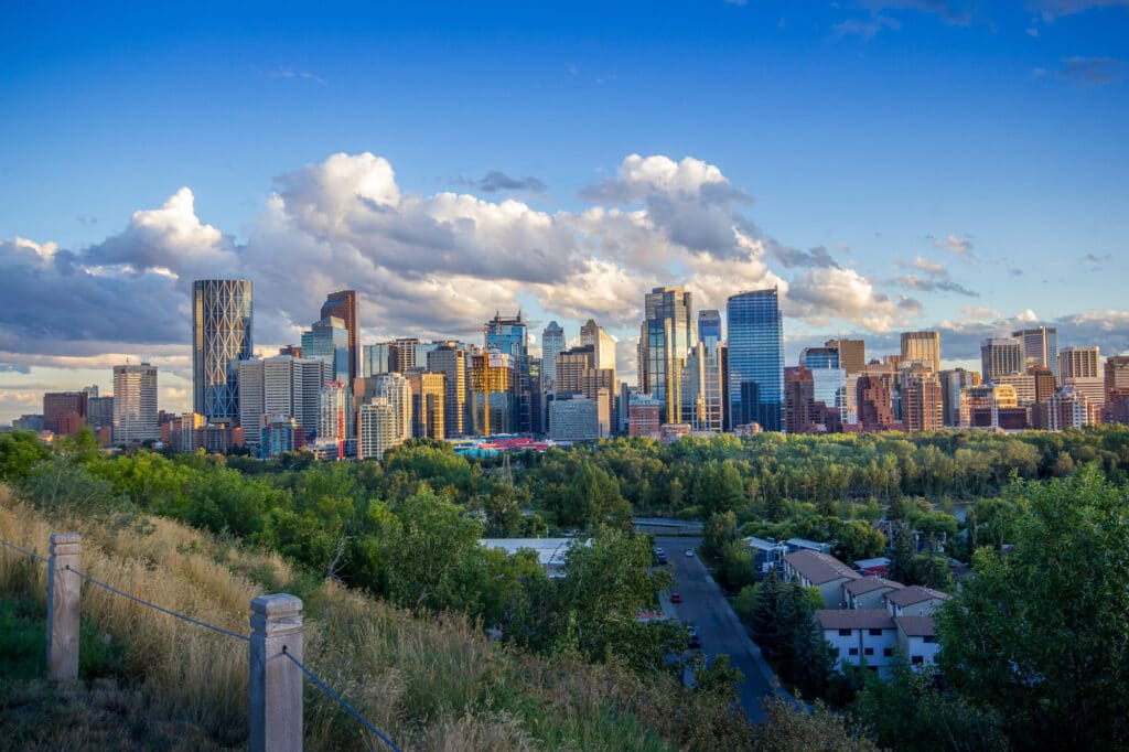 Calgary Alberta city view